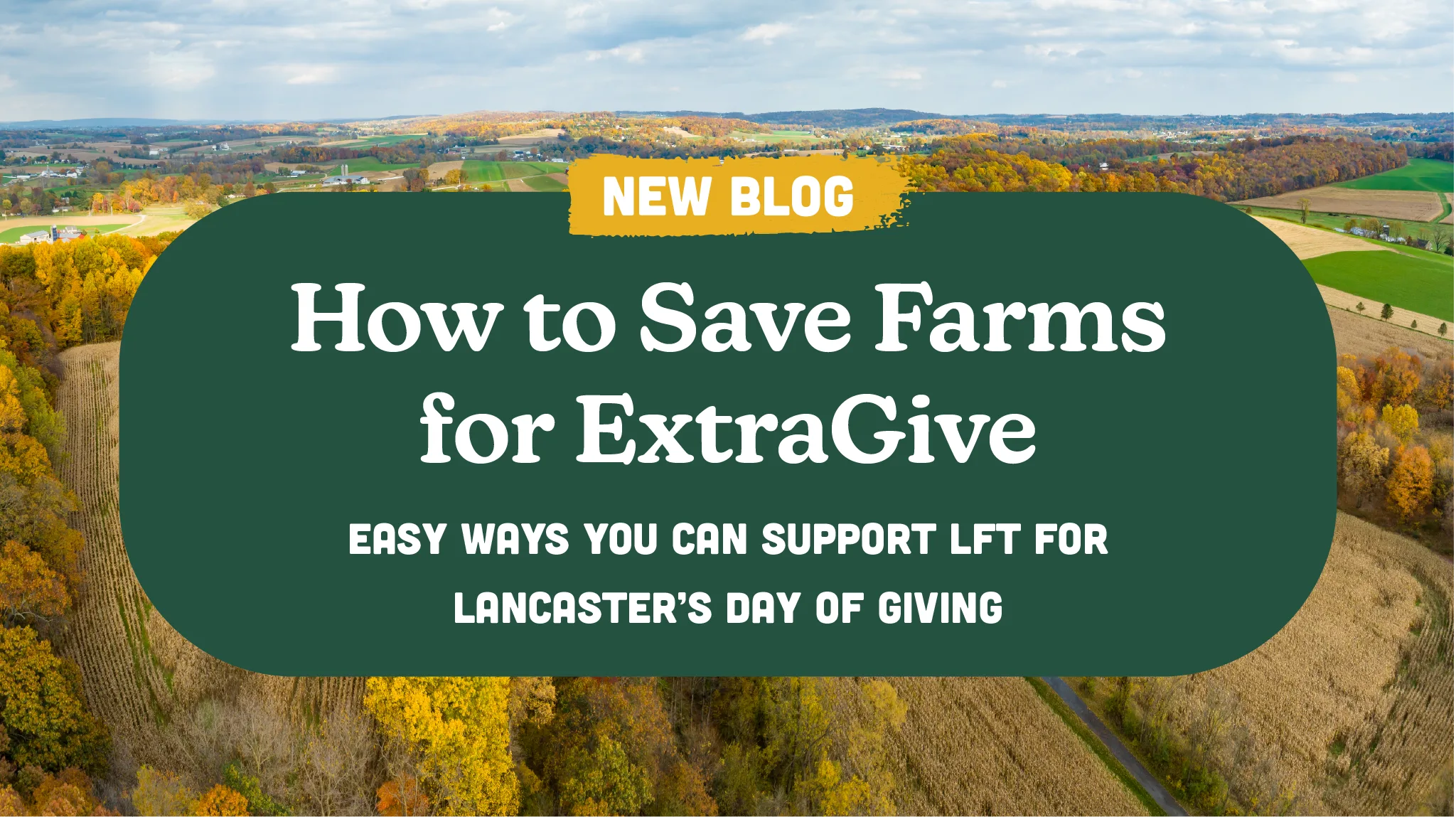 How Save Farms for ExtraGive